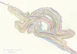 Jorinde Voigt, Horizont-Studie II, 2010, Ink, crayons and pencil on paper
