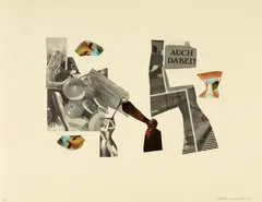 Thomas Wachweger, Untitled (Schurr-Mappe), 1982/1983, 13 graphic works on card by E.Bach, I.Barfuß, P.Bömmels, W.Büttner, W.Dahn, J.G.Dokoupil, G.Kever, M.Kippenberger, A.Oehlen, M.Oehlen, A.Schulze, V.Tannert, T.Wachwege. Each