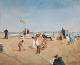 Lucien Adrion, Deauville, La Plage