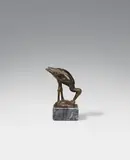 Storch (Fressender Storch) by August Gaul, 1915, Bronze, sold Nov 2019
