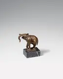Trompetender Elefant by August Gaul, 1915, Bronze, sold Nov 2019