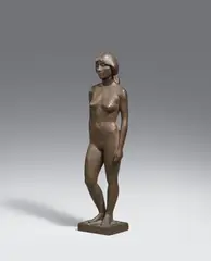 Peter Grossbach, Junges Mädchen, 1982, Bronze