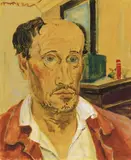 Erich Heckel, Männerkopf (Selbstbildnis)