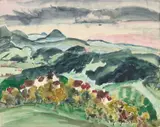Erich Heckel, Bewaldetes Bergland