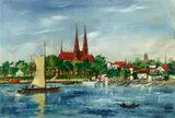 Franz Heckendorf, Städtisches Flussufer