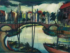 Franz Heckendorf, Saloniki (Thessaloniki), 1919, Oil on canvas