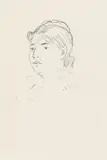 Edouard Manet, Femme, tête nue et frange sur front (Marie Colombier?)