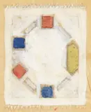 Bart van der Leck, Ohne Titel, Circa 1930, Watercolour, gouache, and pencil on fine parchment paper 47/48 x 38.7/