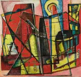 Georg Meistermann, Roter Berg (Der rote Berg)