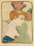 Mademoiselle Marcelle Lender, en buste by Henri de Toulouse-Lautrec, 1895, Colour lithograph on smooth paper, sold Nov 2019