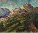 Eberhard Viegener, Berglandschaft im Kanton Uri