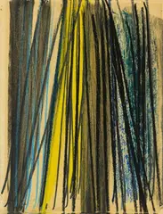 Hans Hartung, Untitled, 1967, Pastel and charcoal on card