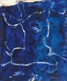 Emil Schumacher, Roma VI, 1963, Tempera on canvas