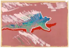 Paul Thek, Untitled, 1971, Acrylic on drawing paper