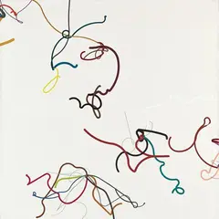 Zdeněk Sýkora, Linien Nr. 69, 1990, Oil on canvas