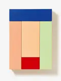 Portrait (Sofia Michailowna) by Imi Knoebel, 1991, Acrylic on wood, sold Nov 2019
