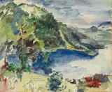 Lovis Corinth, Walchensee, 1924, Watercolour on watercolour paper