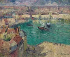 Gustave Loiseau, Dieppe, 1929, Oil on canvas