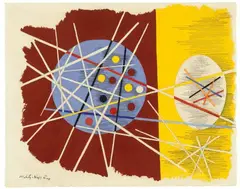 László Moholy-Nagy, Watercolor N° 2, 1946, Watercolour and pen and ink over pencil on watercolour laid paper