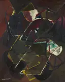 Serge Poliakoff, Composition abstraite, 1948, Oil on canvas