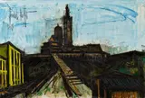 Bernard Buffet, Marseille, Notre Dame de la Garde, 1965, Oil on canvas