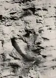 Marcel Lefrancq, Haunted Eyes (from the series: Aux mains de la Lumière), 1947, Vintage ferrotyped gelatin silver print