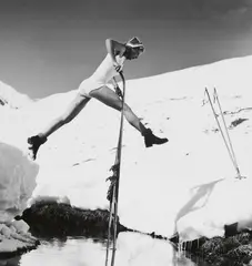 Fernand Fonssagrives, Savoir faire, Lac de Tignes, France, 1935, Gelatin silver print, printed later