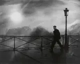Édith-Claire Gérin, Le Passant du Pont des Arts, Paris, 1949, Gelatin silver print, printed 1990s