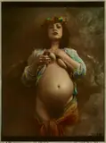 Jan Saudek, Olga, Mother-to-be