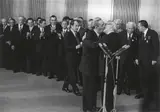 Barbara Klemm, Leonid Breschnew, Erich Honecker, 30. Jahrestag der DDR, Berlin-Ost