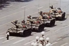 Jeff Widener, "Tank Man", Bejing, China, 1989, Pigment print, printed later
