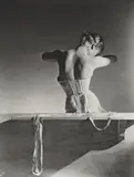 Mainbocher corset by Horst P. Horst, 1939, Gelatin silver print, printed 1980s, sold Nov 2019