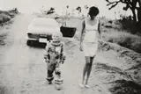 Peter Lindbergh, Helena Christensen, Mohave Desert, Vogue Italy