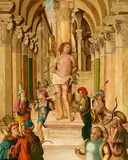 Marco Palmezzano, Saint Sebastian, Tempera on panel