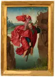 Flemish School early 16th century, Saint Christopher, Oil on panel