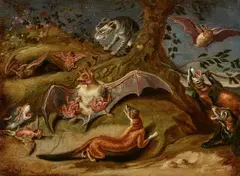 Jan van Kessel the Elder, Allegory of Night, Oil on copper, mounted on panel