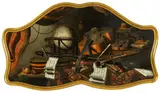 Bartolomeo Bettera, Two Still Lifes with Musical Instruments, Oil on canvas (relined). Each