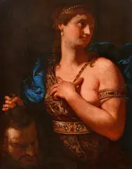 Johann Carl Loth, Judith with the Head of Holofernes, Oil on canvas (relined)