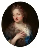 French School late 17th century, Portrait of a Lady, Oil on canvas