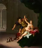 Willem van Mieris, Tarquin and Lucretia, Oil on panel
