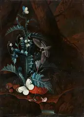 A Sous-Bois Still Life by Karl Wilhelm de Hamilton, Oil on panel, offered Nov 2019