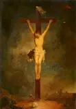 Januarius Zick, The Crucifixion, Oil on canvas (relined)
