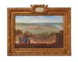 copy after Adam Frans van der Meulen, Louis XIV's Troops Besieging Büderich near Wesel, Gouache on paper