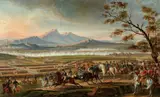 Probably Italian School around 1820, Scene from the Napoleonic Wars, Oil on canvas
