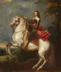 copy after Anthonis van Dyck, Portrait of Prince Thomas Franz von Savoyen-Carignan on Horseback, Oil on canvas (relined)