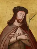 Flemish School 16th century, Ecce Homo, Oil on panel