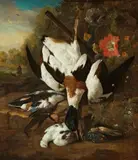 follower of Jan Weenix, Still Life with Gamebirds, Oil on canvas (relined)