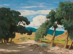 Paul Müller-Kaempff, View of Tenerife, Oil on canvas (relined)