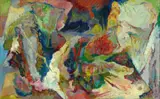 Wie ein Stilleben by Bernard Schultze, 1987, Oil on canvas, sold Jun 2019