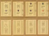 Hanne Darboven, Kalender-Geschichte, 1975, India ink, partially collaged and stamped on offset on folded packing paper